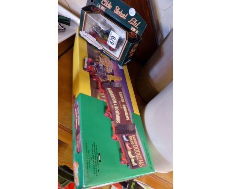 Corgi Classics Super Dodgems, plus one Eddie Stobart boxed truck