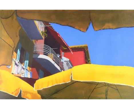 Ilana Richardson (British, 20th Century) Villefranche, signed, dated, titled and numbered in pencil 'Ilana Richardson, 89, 13