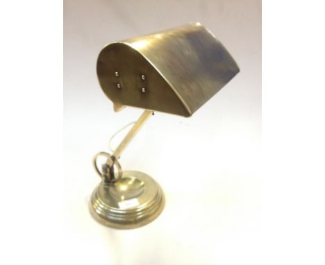 An early 20th Century modernist adjustable desk lamp with patent no 342705