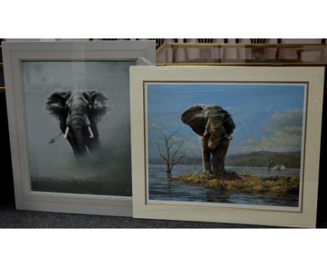 Tony Forrest, after, The Guardian of the Lake, signed, artists proof, number 5/19; another by Spencer Hodge, after, My Turf, 