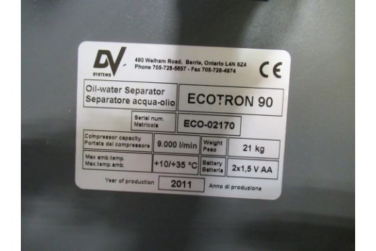 Lot 11 Dv Ecotron 90 Oil And Water Separator S N Eco W Kaeser Eco Drain 14 Pump Unit E