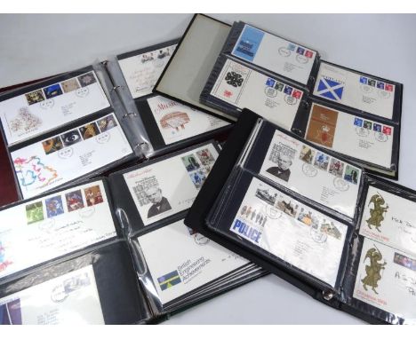 Various first day covers, Happy 90th Birthday To HM The Queen Mother, Joseph Lister, World Cup 1966 Commemoration. (4 albums)