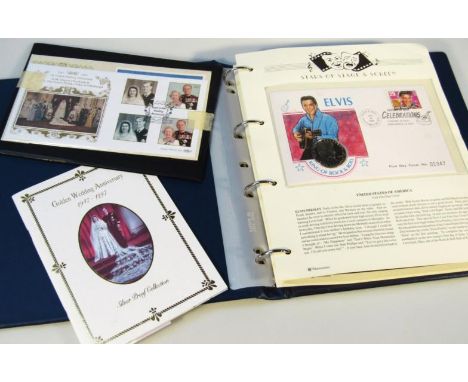 Various first day covers, Elvis Presley related, to include August 4th 1992 first day cover, Palau Remembers Elvis Presley, v