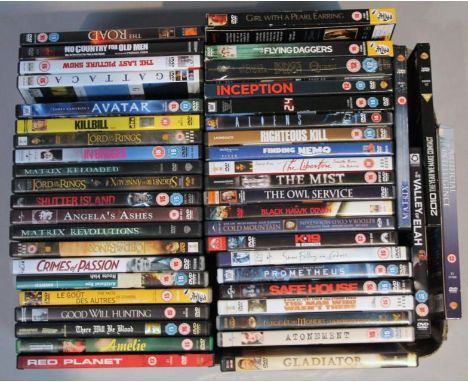 Various modern DVD's, film classics etc, to include The Road, Gladiator, No Country For Old Men, Kill Bill, Angela's Ashes, C