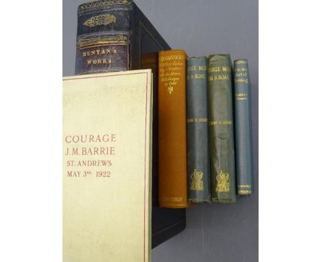 VICTORIAN &amp; VINTAGE BOOKS (6) to include The Pilgrim's Progress and other works by John Bunyan with Memoire by George Che
