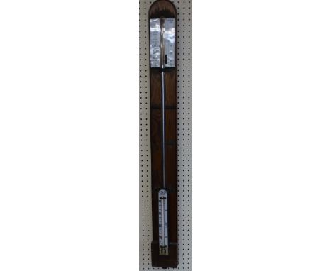 DRING &amp; FAGE VINTAGE STICK BAROMETER, 95cms tall