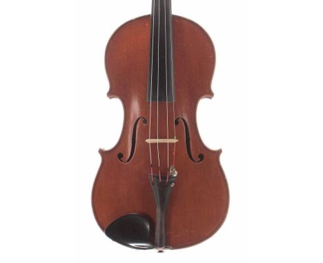 French violin labelled Chipot-Vuillaume, Gendre de J.-B. Vuillaume á Paris, the two piece back of faint medium curl with simi