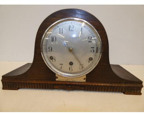 West minister chime hat clock with presentation November 1932 (Not currently ticking)