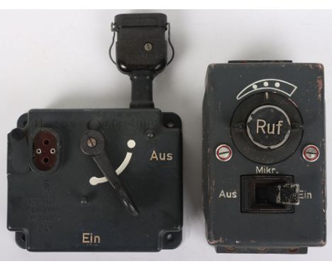 WW2 German Luftwaffe Heated Flight Clothing Switch Box, scarce example of the original switch box used for the electrically h