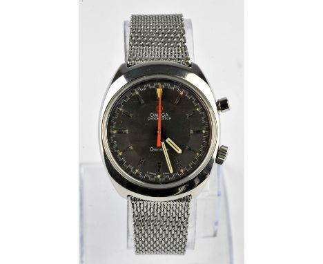 Omega A gentleman's stainless steel  reference 146.009/146.010 Chronostop wristwatch, the signed dial with baton hour markers