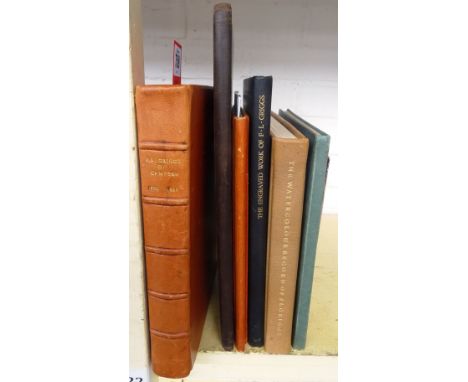 GULLICK (M.)   Facsimiles of the Drawings in the Watercolour Record of F.L. Griggs  . . .  Limited Edition. 52 mounted facsim