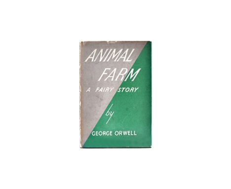 ORWELL (G.)  Animal Farm: a fairy story.  First Edition. half title; green cloth & d/wrapper, sm. 8vo. Secker & Warburg, 1945