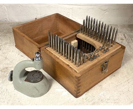 BOX OF WATCH MAKER TOOLS