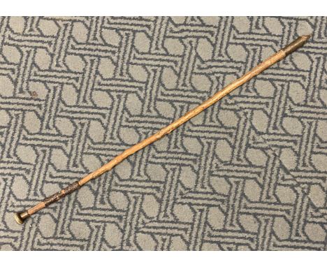 ANTIQUE MAKILA TRADITIONAL WALKING STICK