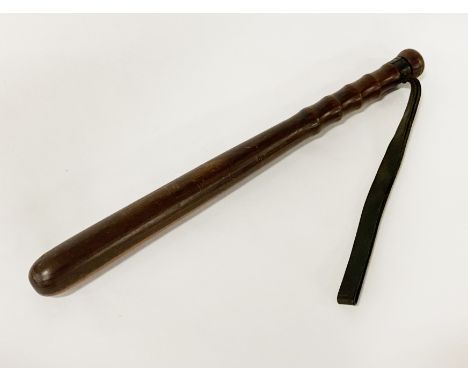 WOODEN POLICE TRUNCHEON