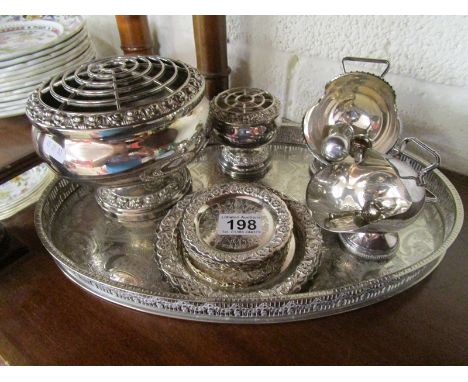 Collection of silver plate