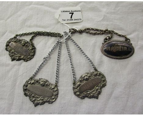 Decanter collars to include silver