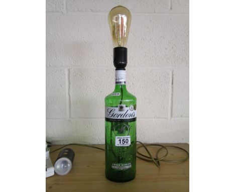 Gordons Gin novelty Stu-Art lamp - PAT testing &amp; working