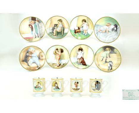 Bessie Pease Gutmann Collectors Plates A collection of nine items by The Hamilton Mint celebrating the charming work of child