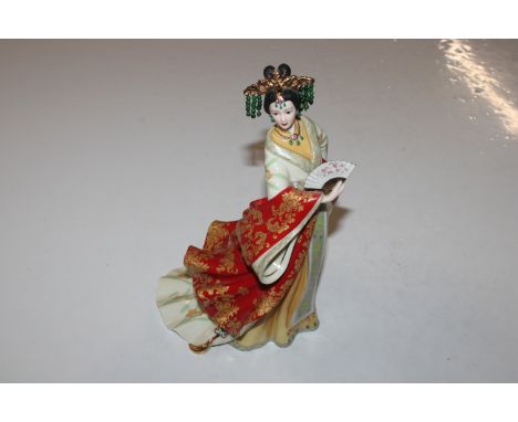 A Danbury Mint figurine "The Jade Empress" by Lena Liu with certificate