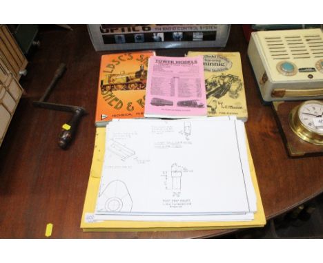 A volume of Scale Model Traction, an LBSCS Shop, Shed and Road and plans for 1" scale traction engine by L.C. Mason