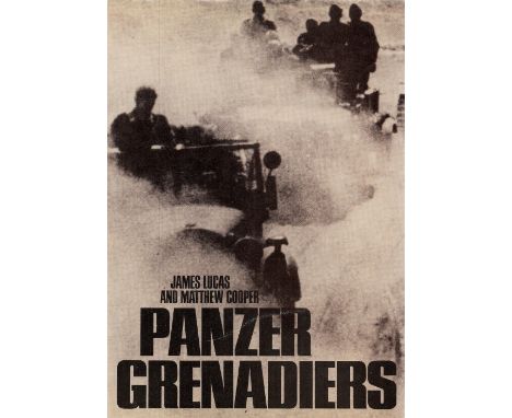 Panzer Grenadiers by James Lucas and Matthew Cooper Hardback Book 1977 First Edition published by Cooper and Lucas Ltd some a