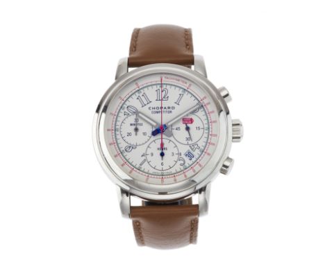 Chopard, a stainless steel Mille Miglia 2014 Competitor Edition chronograph wrist watch, reference 8521, signed automatic mov