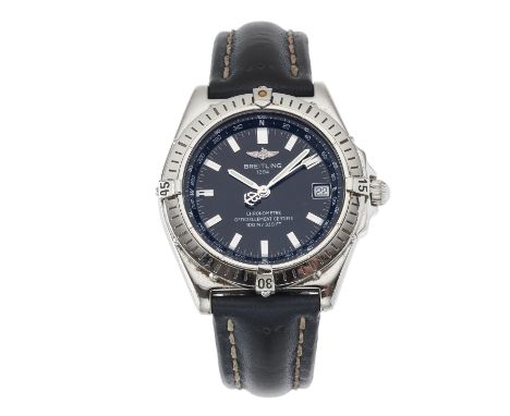 Breitling, a stainless steel Windrider Wings wrist watch, reference A10350, signed automatic movement calibre B10 with quick 