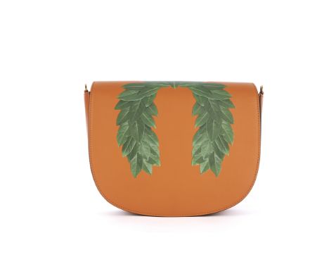 MCM, a limited edition Phenomenon Laura satchel, designed in collaboration with Takeshi Osumi for Phenomenon, crafted from co