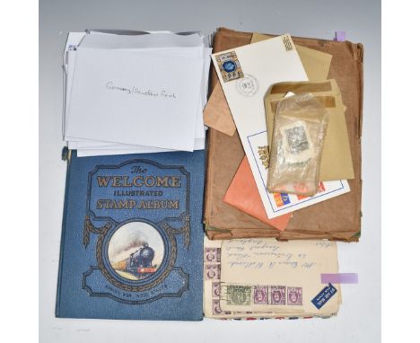 GB, Commonwealth and world stamp collection in the Triumph and the Illustrated stamp albums and in envelopes, along with a se