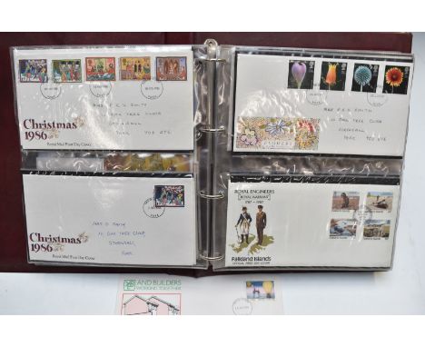 A collection of GB and Singapore first day covers in eight folders, including field Post Office No 152 along with a few first