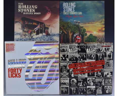 The Rolling Stones - 5 CD / Blu-ray / DVD boxsets comprising Steel Wheels Live At Atlantic City, A Bigger Bang Copacabana Bea