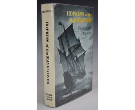 [SIGNED] Hopkins of the Mayflower Portrait of a Dissenter by Margaret Hodges, published Farrar Straus and Giroux 1972 first e