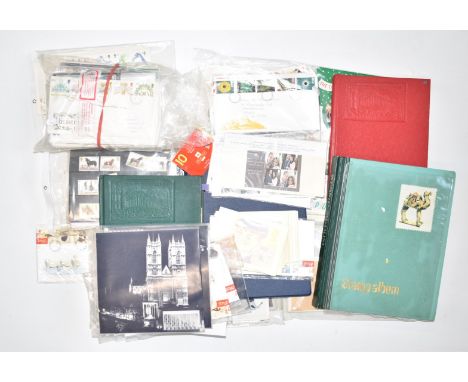 A GB and world mint and used stamp collection in four stockbooks and loose, including first day covers, GB decimals in bookle