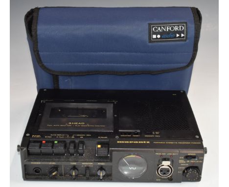 Marantz PMD222 Portable Cassette Recorder, with power adaptor and Canford cover