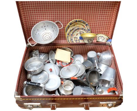 A collection of children's Vintage kitchenalia, metalware, etc