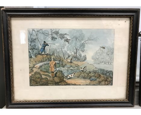 A collection of Sporting related prints to include AFTER ALKEN "Pheasant Shooting", "Grouse Shooting", "Partridge Shooting" a