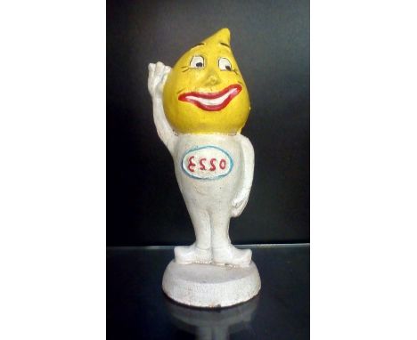 Cast iron Esso Man, height 19cm