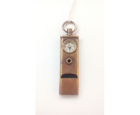 Vintage acme scout whistle with compass 