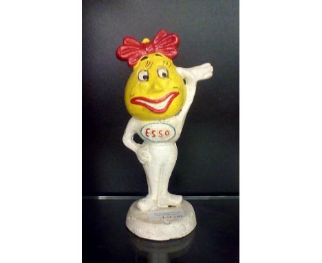 Cast iron Esso Lady, height 19cm 