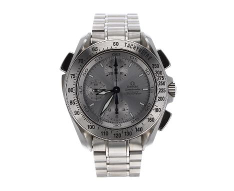 Omega Speedmaster Chronometer automatic split seconds chronograph stainless steel gentleman's bracelet watch, ref. 177 0320 3