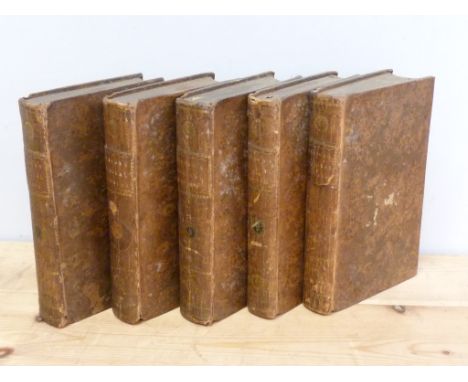 WATSON R.  Chemical Essays. Vols. 1 to 5. 12mo. Calf. Mixed editions, 1790's.