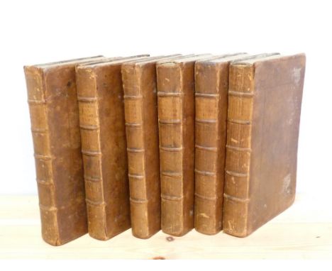 CLARENDON EARL OF.  The History of the Rebellion. 6 vols. Eng. portrait plates & fldg. maps. Oxford calf, a few internal tear