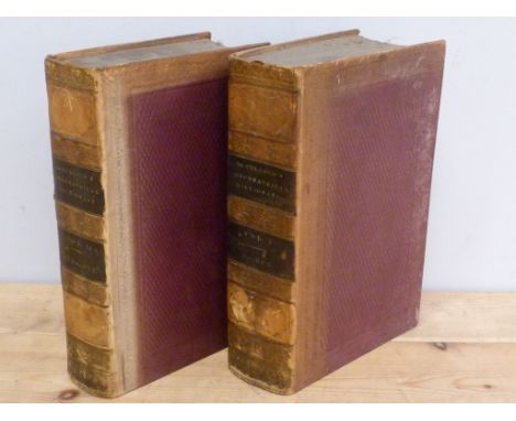 McCULLOCH J. R.  A Dictionary, Geographical, Statistical & Historical ... in the World. 2 vols. Fldg. eng. maps. Diced calf, 