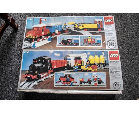 Lego Collection - comprising Lego 7720 Battery Freight 4.5 Volt Train with Instructions, 1980. Good used condition Item in bo