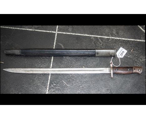 A British 1907 Pattern Bayonet &amp; Scabbard.