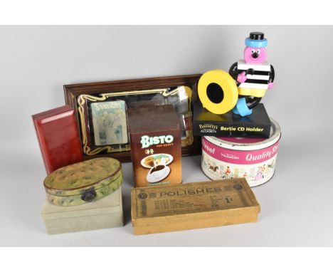 A Collection of Various Sundries to Comprise Tins, Bassett's Liquorice Allsorts Bertie CD Holder etc