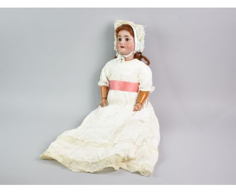 A Vintage Bisque Doll, "The Special" , Germany, Has Lost Teeth, Composition Body, 58cm High