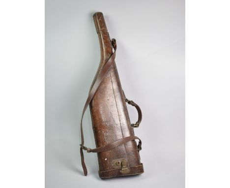 A Vintage Leather Leg of Mutton Gun Case