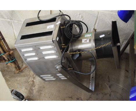 Large vintage theatre light